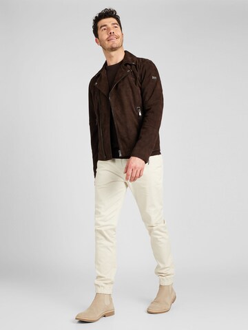 JOOP! Jeans Between-Season Jacket '15 Lezy' in Brown