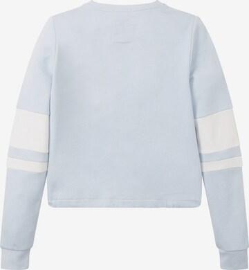 TOM TAILOR Sweatshirt in Blau