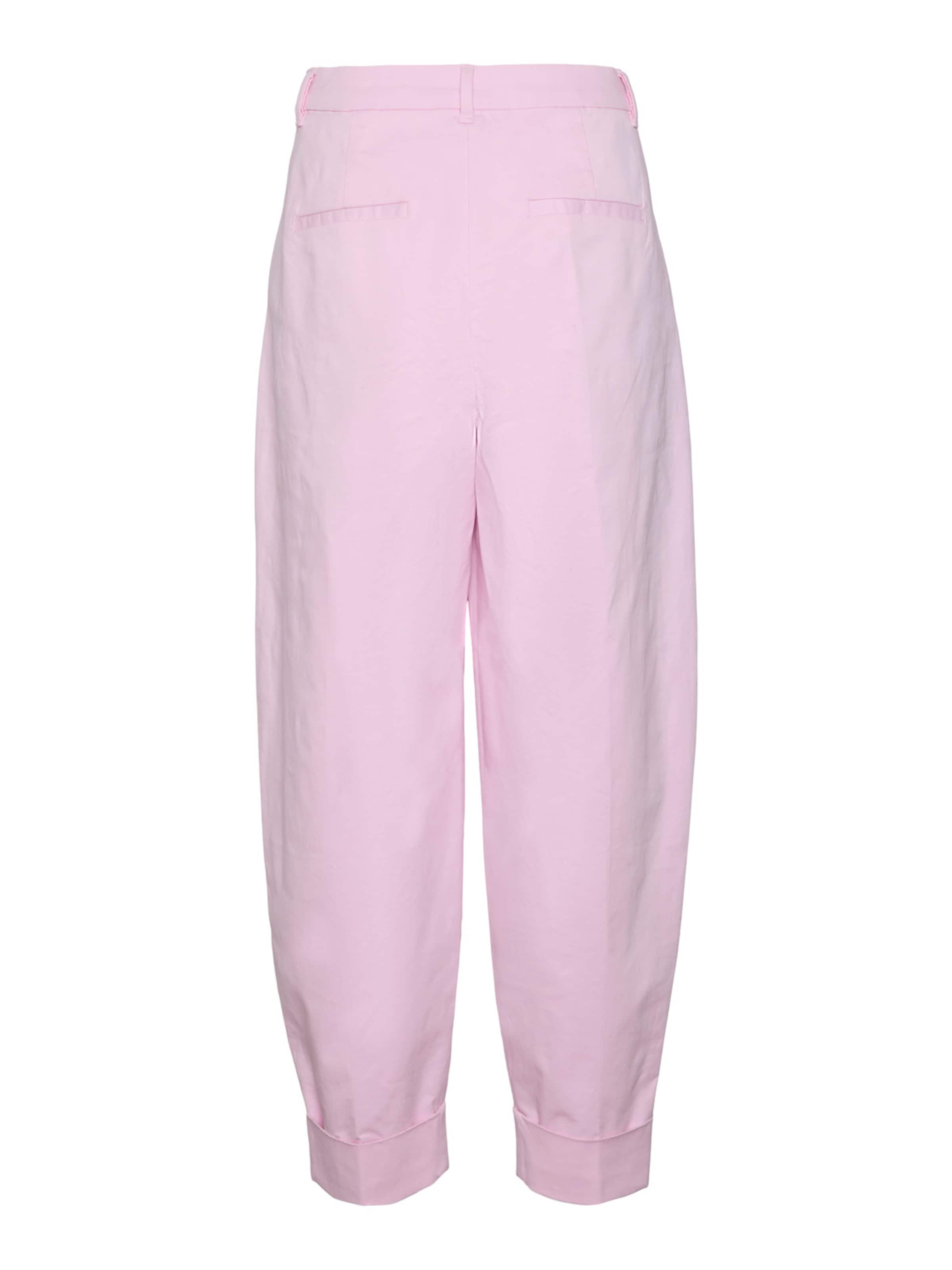 VERO MODA Tapered Pleat-Front Pants 'Aviaya' in Purple