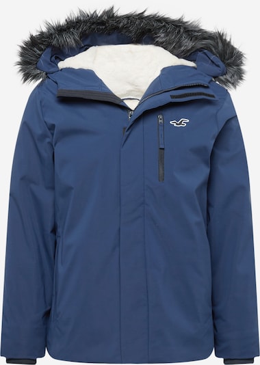 HOLLISTER Zimní bunda - námořnická modř / černá, Produkt