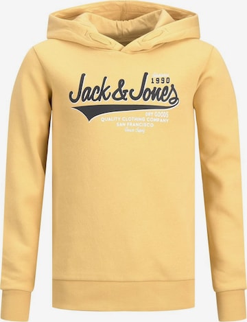 Jack & Jones Junior Sweatshirt in Geel: voorkant