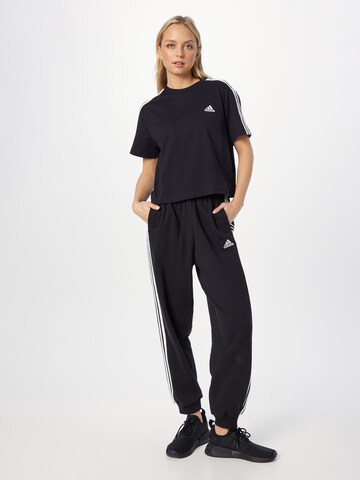 ADIDAS SPORTSWEARTehnička sportska majica 'Essentials' - crna boja