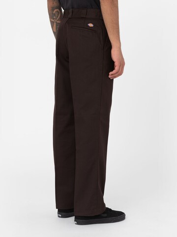 DICKIES Regular Trousers in Brown