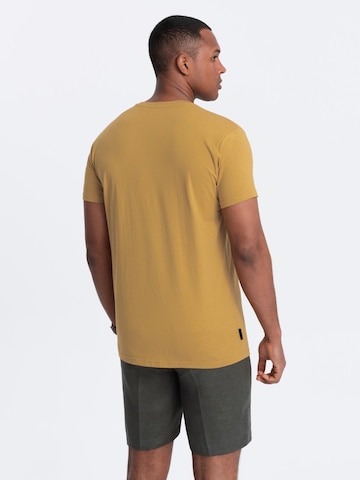 Ombre Shirt in Geel