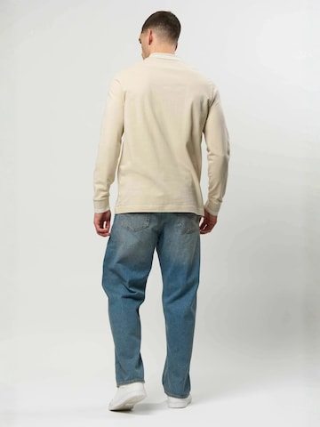 KAPPA Regular fit Button Up Shirt ' KMLogo ' in Beige