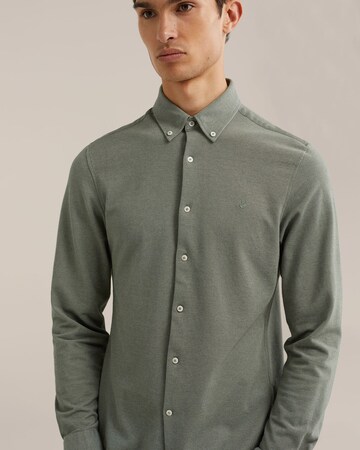 Coupe slim Chemise WE Fashion en vert