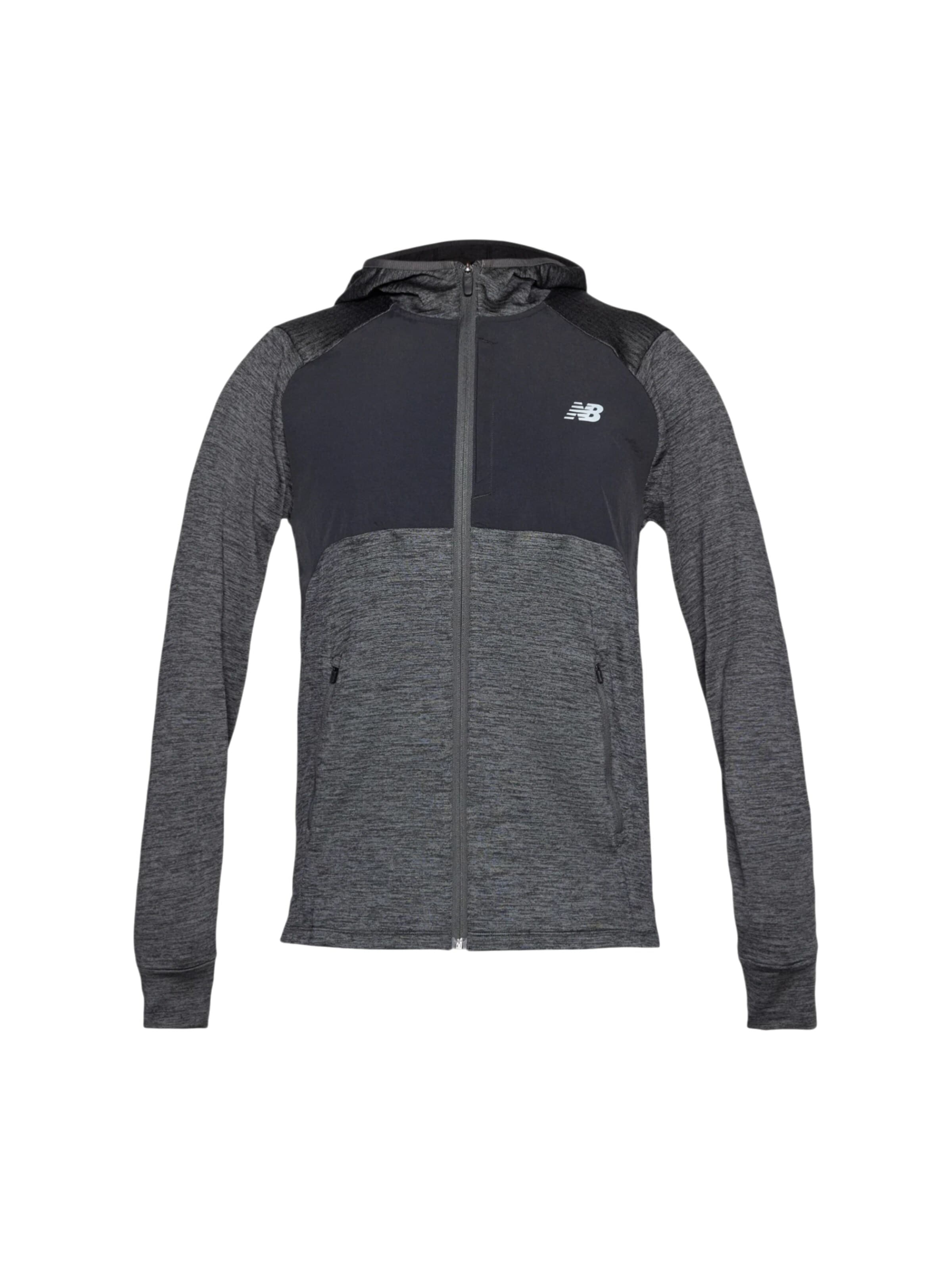 new balance Sweat jacket in Grey: front