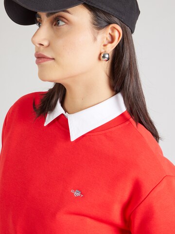 GANT - Sweatshirt em vermelho