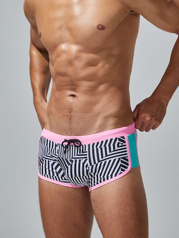 SEOBEAN Swim Trunks in Black