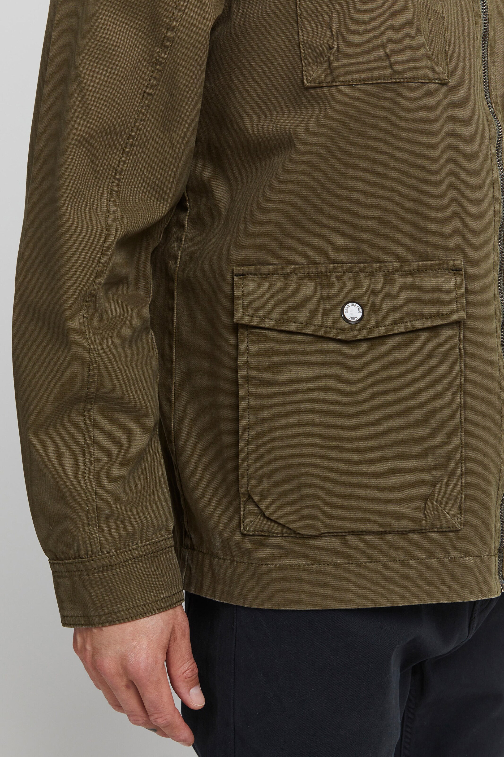Männer INDICODE JEANS Bekleidung INDICODE JEANS Fieldjacke 'Bolven' in Grün - QK65930 Männer INDICODE JEANS Bekleidung INDICODE JEANS Fieldjacke 'Bolven' in Grün - QK65930