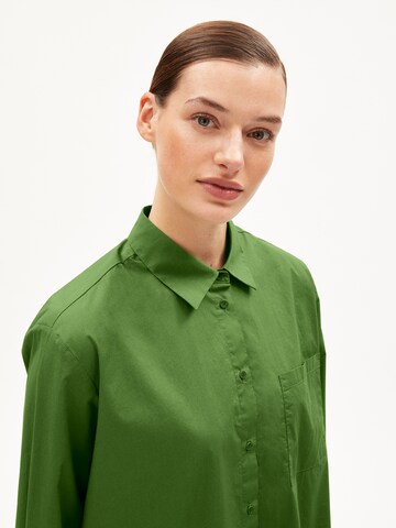ARMEDANGELS Bluse 'EALGAA' in Grün