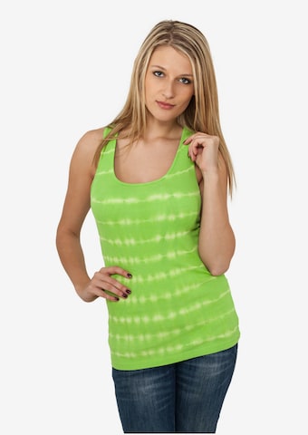 Urban Classics Top in Groen: voorkant