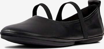CAMPER Ballet Flats with Strap ' Right Nina ' in Black: front
