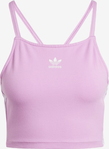 Top 'Adicolor' di ADIDAS ORIGINALS in lilla: frontale