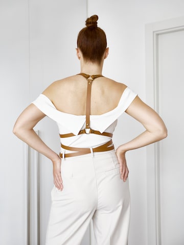 Ceinture 'Harness ARTEMIS' GODDESS Leather en marron