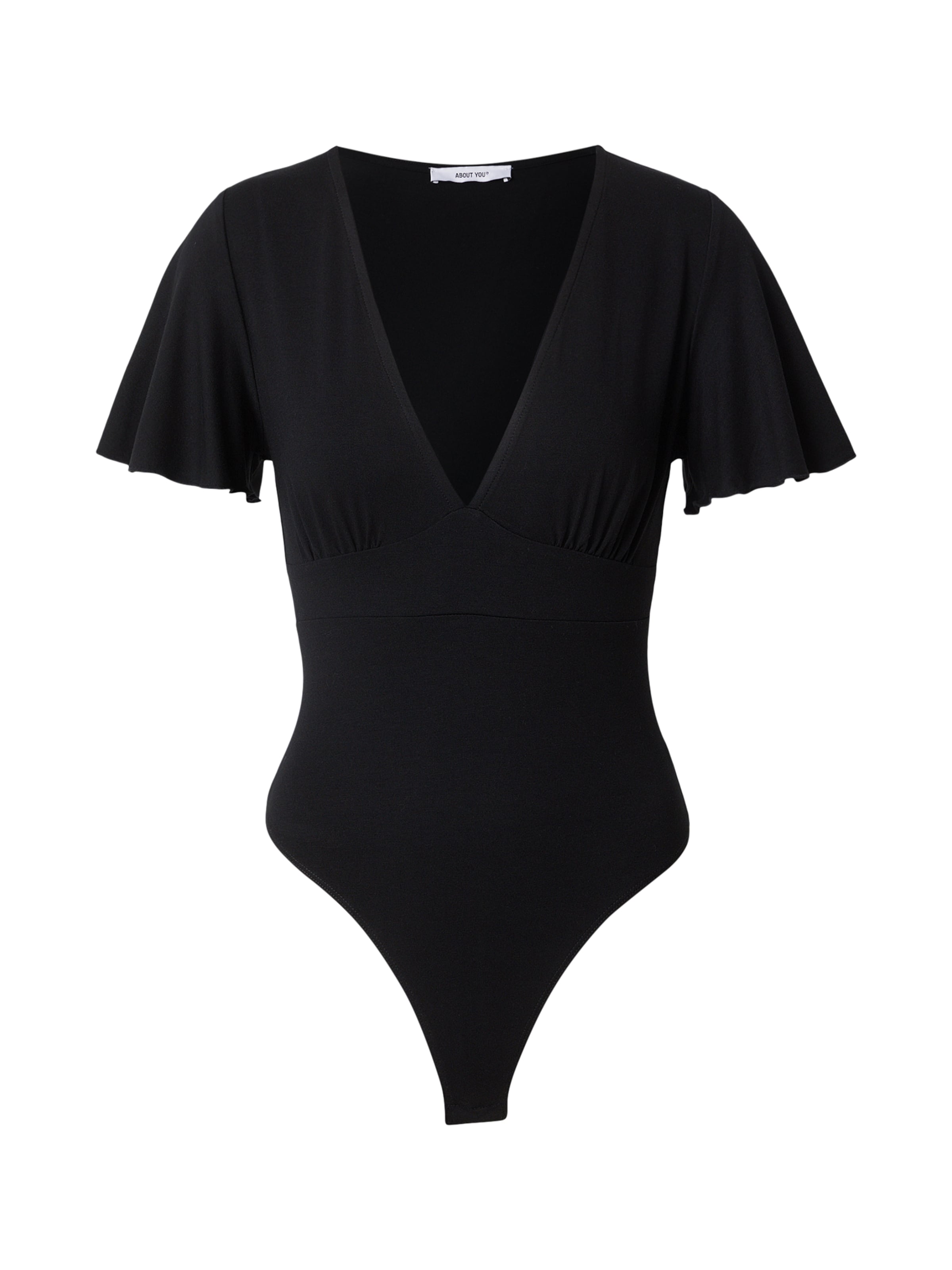 ABOUT YOU Shirt Bodysuit in Black: front