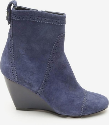Balenciaga Dress Boots in 36 in Blue: front