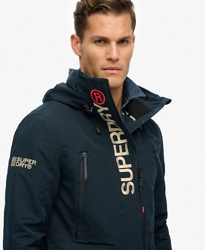 Superdry Veste mi-saison en crème / marine, Vue avec produit
