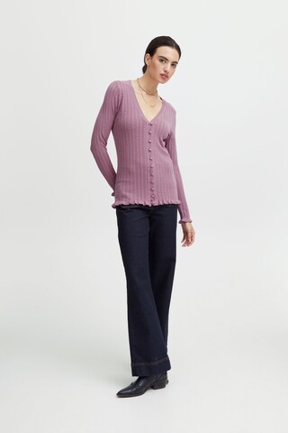 Atelier Rêve Knit Cardigan 'Fantino' in Purple