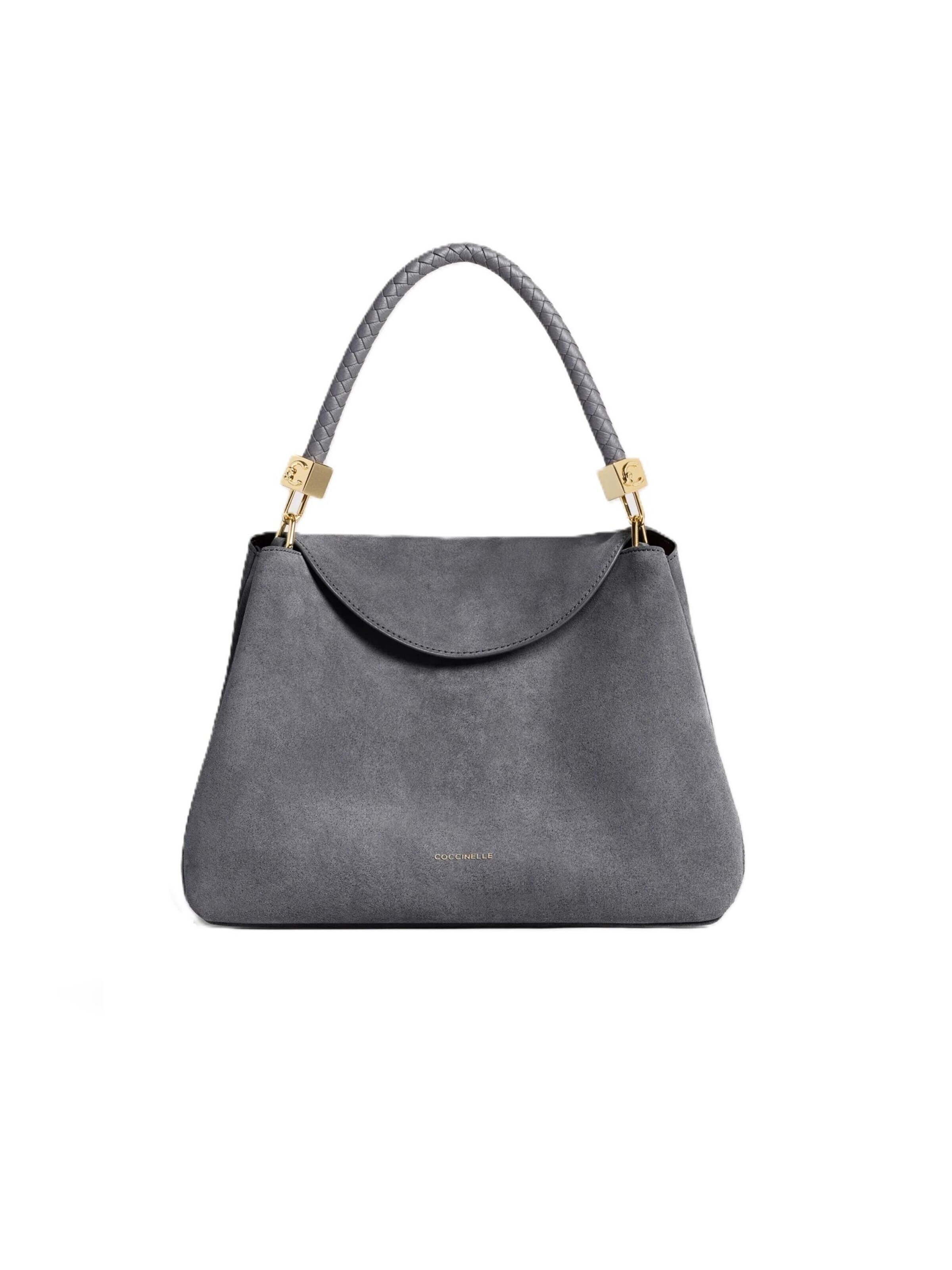 Borsa a mano di Coccinelle in grigio: frontale