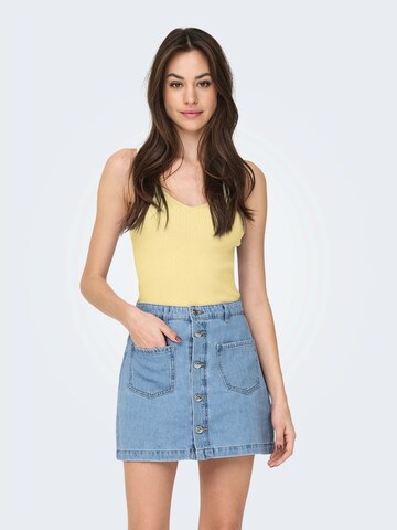 JDY Вязаный топ 'JDYNANNA' в Бежевый: спереди