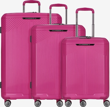 March15 Trading Suitcase Set 'Fjord ' in Pink: front