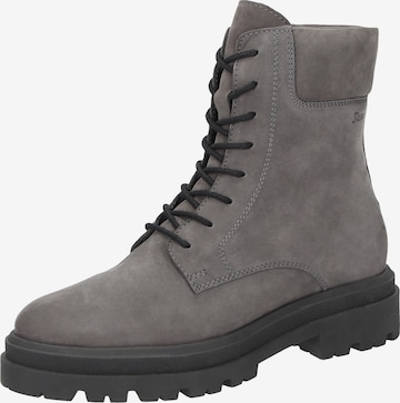 SIOUX Lace-Up Ankle Boots 'Kuimba' in Grey: front