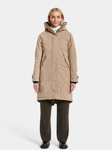 Manteau fonctionnel Didriksons en beige : devant