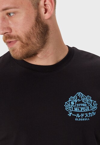 Oldskull Langarmshirt in Schwarz