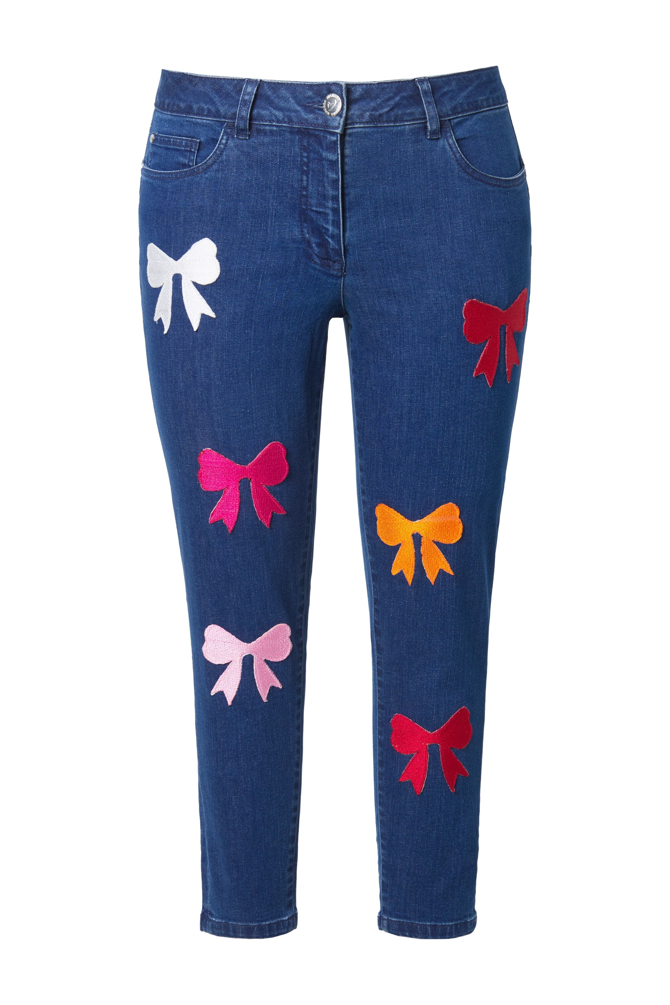 MIAMODA Skinny Jeans in Blau: Vorderseite