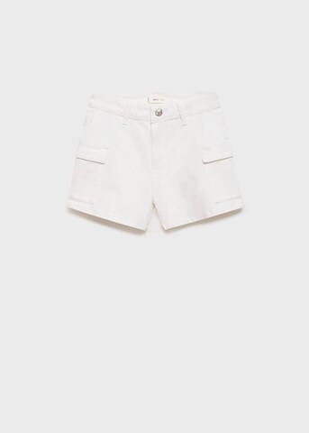 MANGO TEEN Regular Pants in White