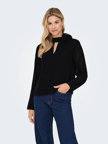 JDY Bluse 'JDYNOMI' in Schwarz: Vorderseite