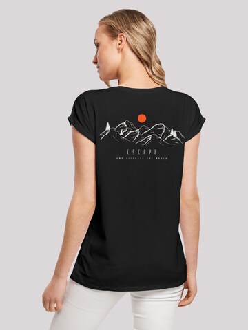 F4NT4STIC Shirt 'Discover the world' in Black: front