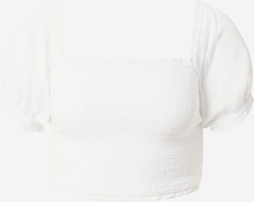 Camicia da donna di Superdry in bianco: frontale