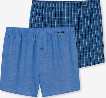 SCHIESSER Boxershorts in Blauw: voorkant