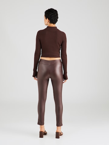 Soyaconcept Skinny Leggings 'Pam 2-B' in Brown