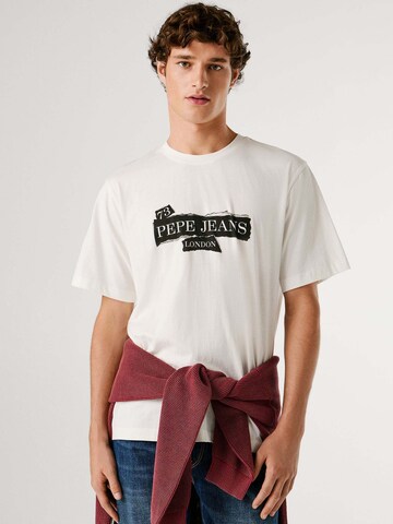 Maglietta 'GRIFFIN' di Pepe Jeans in bianco