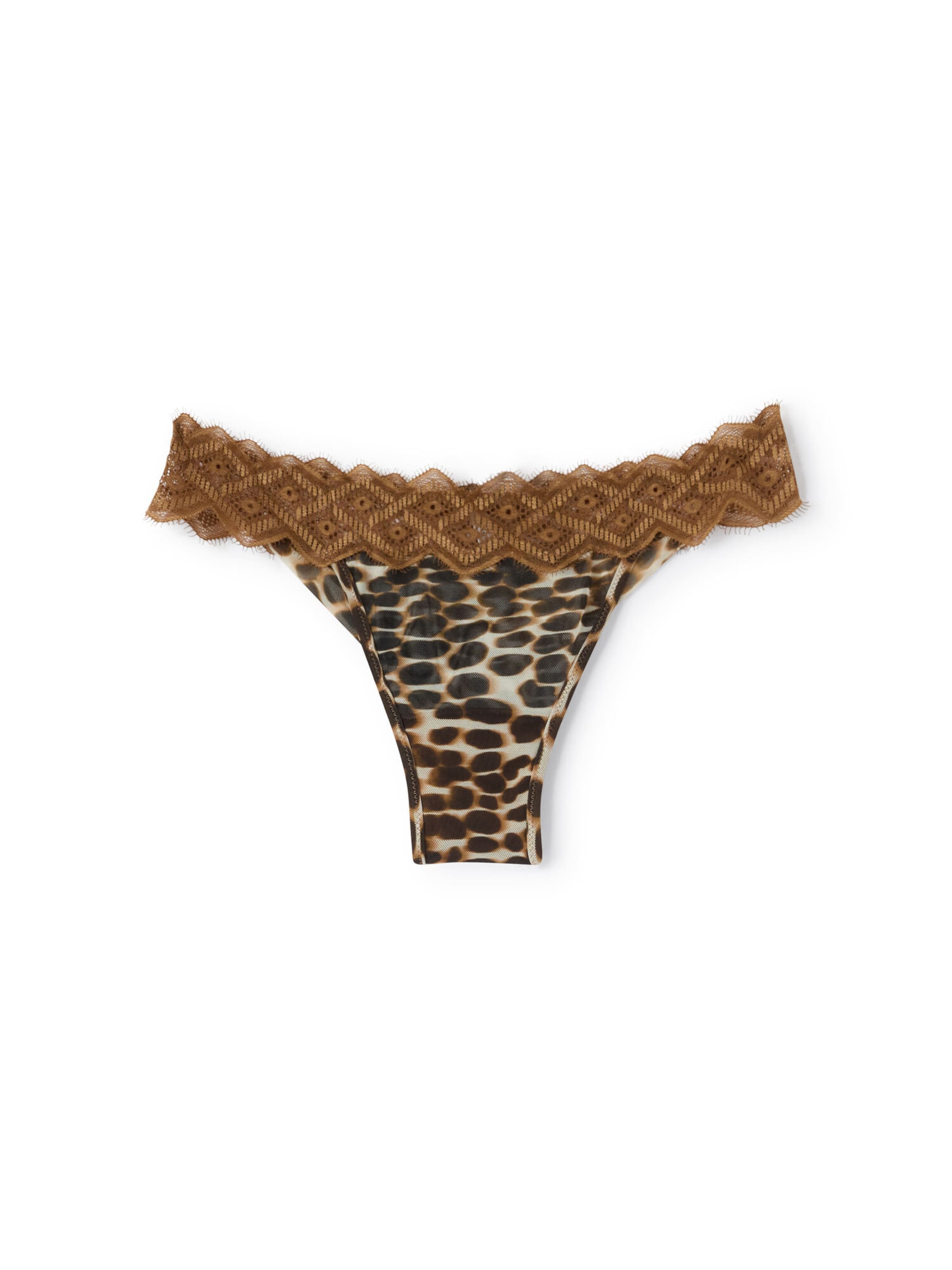 INTIMISSIMI Thong 'Wildest Dreams' in S in Brown / Black / White, Item view