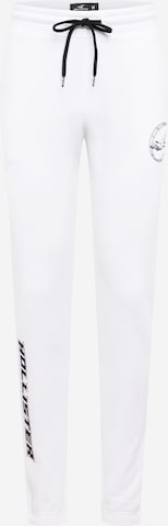 Tapered Pantaloni di HOLLISTER in bianco: frontale