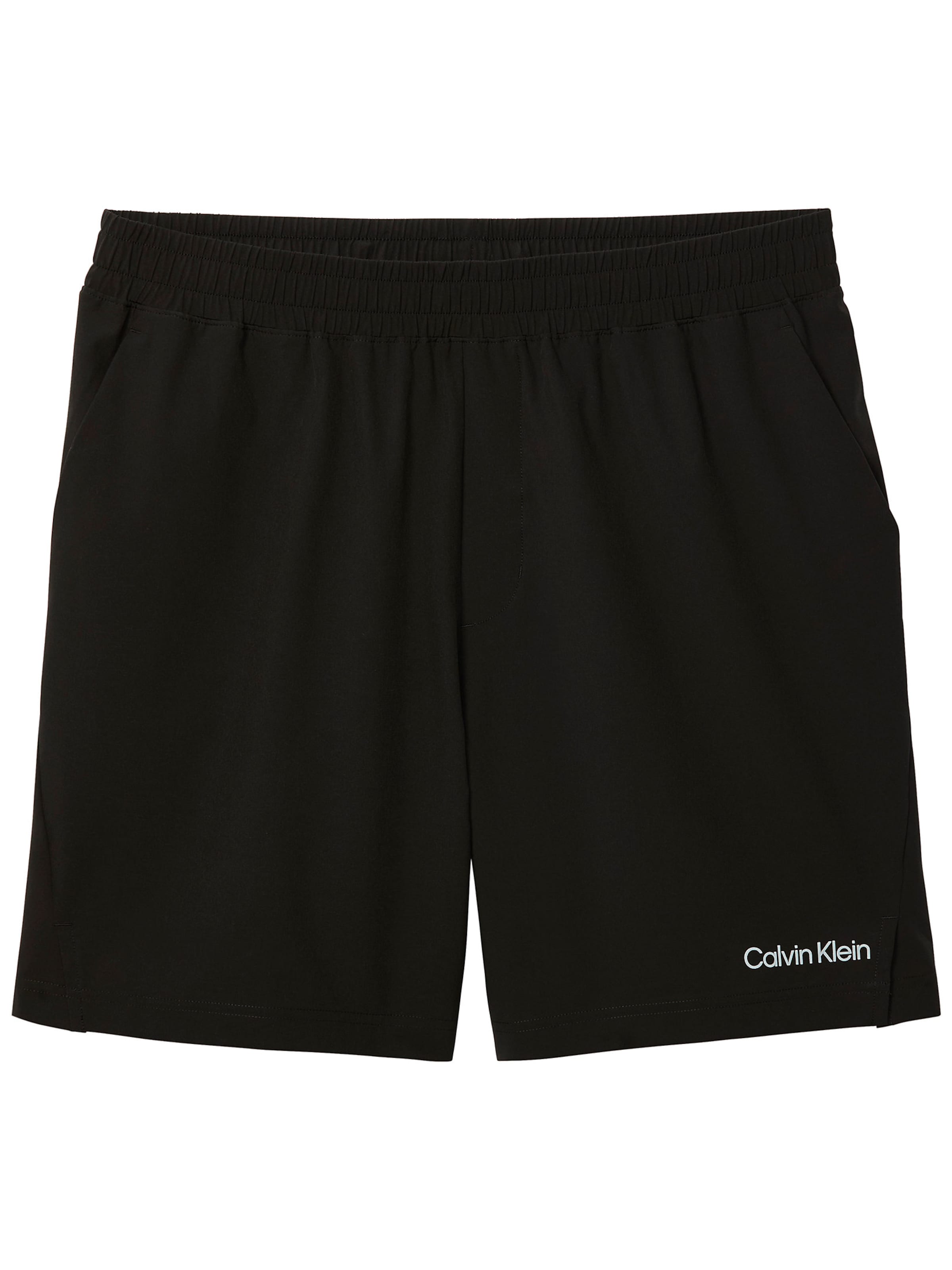 Regular Pantalon de sport Calvin Klein Sport en noir : devant