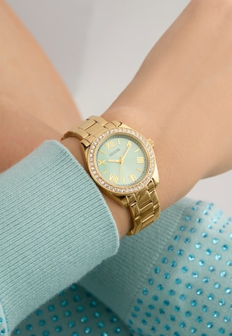 Orologio analogico 'MINI LUNA' di GUESS in oro: frontale