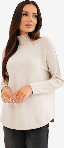 Lumera Pullover in Beige: Vorderseite