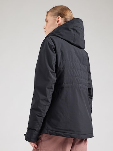 COLUMBIA - Casaco deportivo 'Powdered Peak' em preto: atrás