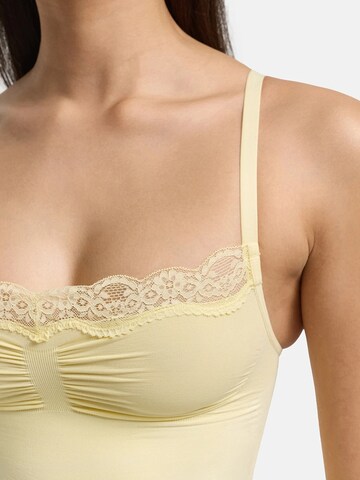 cfab Shapingbody 'Bodysuit Sculpting Shapewear mit Lace'‌‌‌‌‌‌‌‌ in Gelb