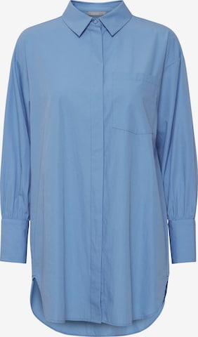 Fransa Blouse 'Hallie' in Blauw: voorkant