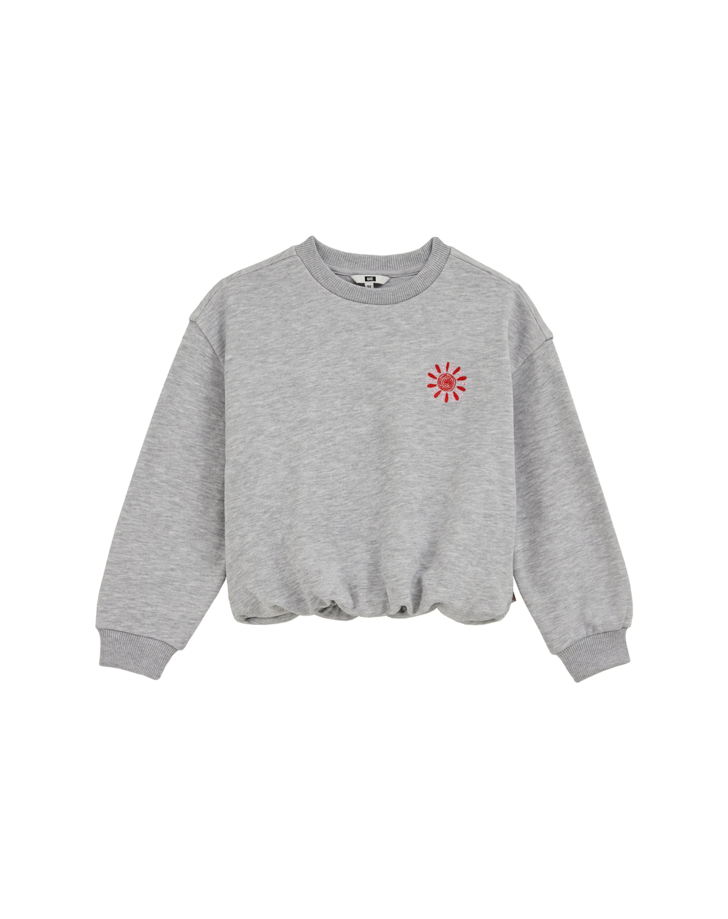 Sweat-shirt WE Fashion en gris : devant