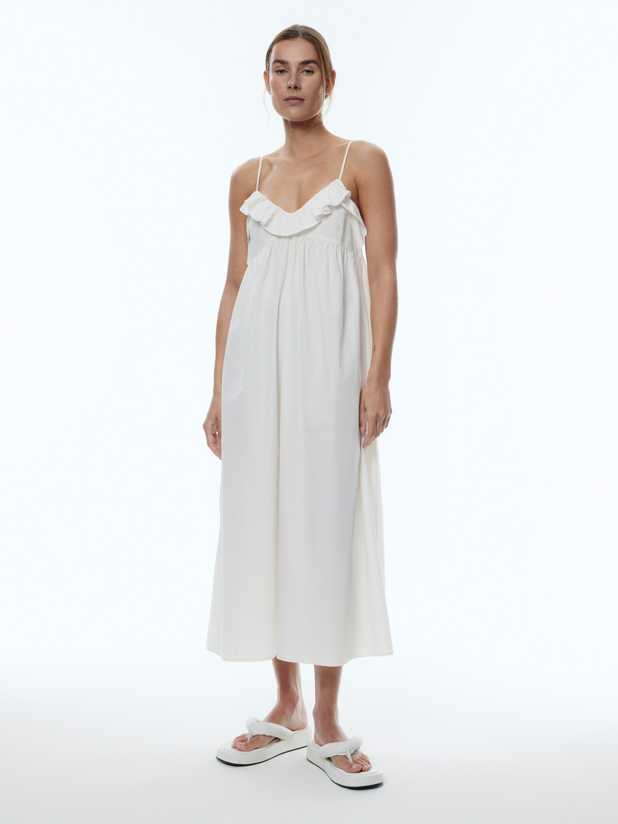 EDITED Producten Jurk 'Blossom' Beige
