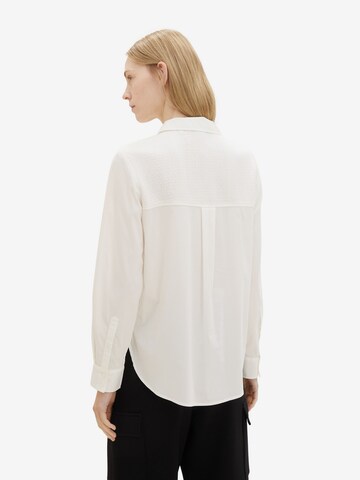 TOM TAILOR - Blusa em branco