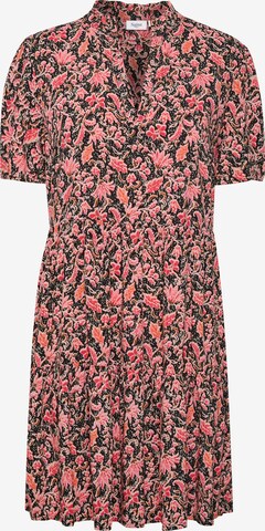 SAINT TROPEZ Платье-рубашка 'Eda' в Ярко-розовый: спереди