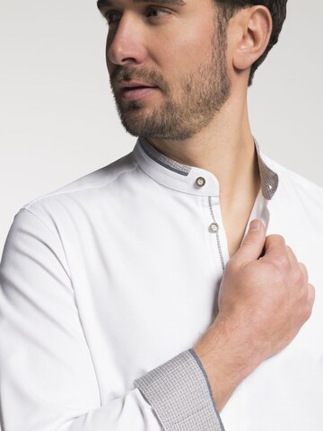 SPIETH & WENSKY Regular fit Traditional button up shirt 'Dustin' in White